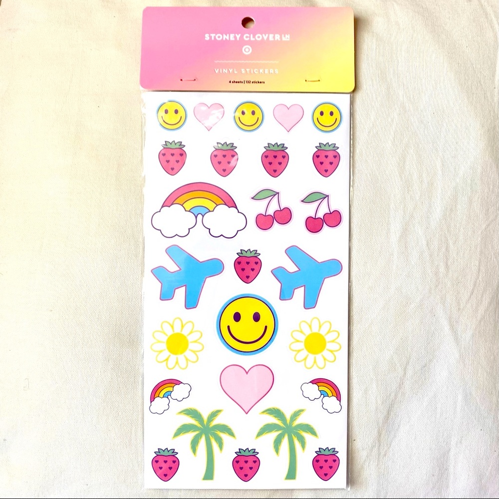 Stoney Clover Lane X Target Vinyl sticker pack NWT